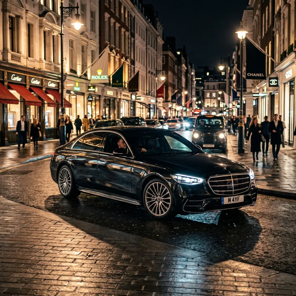 London Chauffeur Drive Sedan Hire Mercedes S-Class - MC VIP CARS